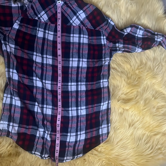 ARTIZIA TNA hooded plaid flannel shirt - Picture 7 of 7